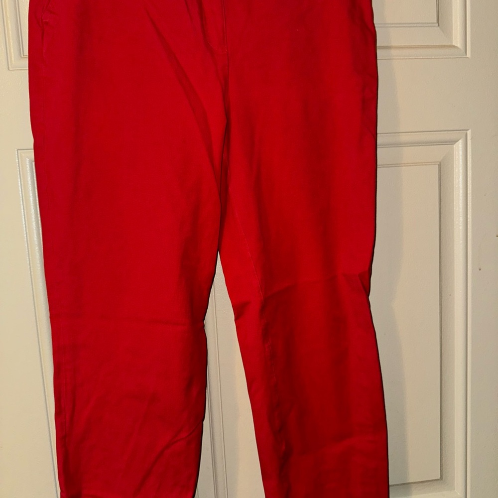 SPANX Bold Scarlet Trousers